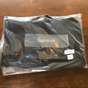 Supreme swarovski box logo hoodie sz L NWT
